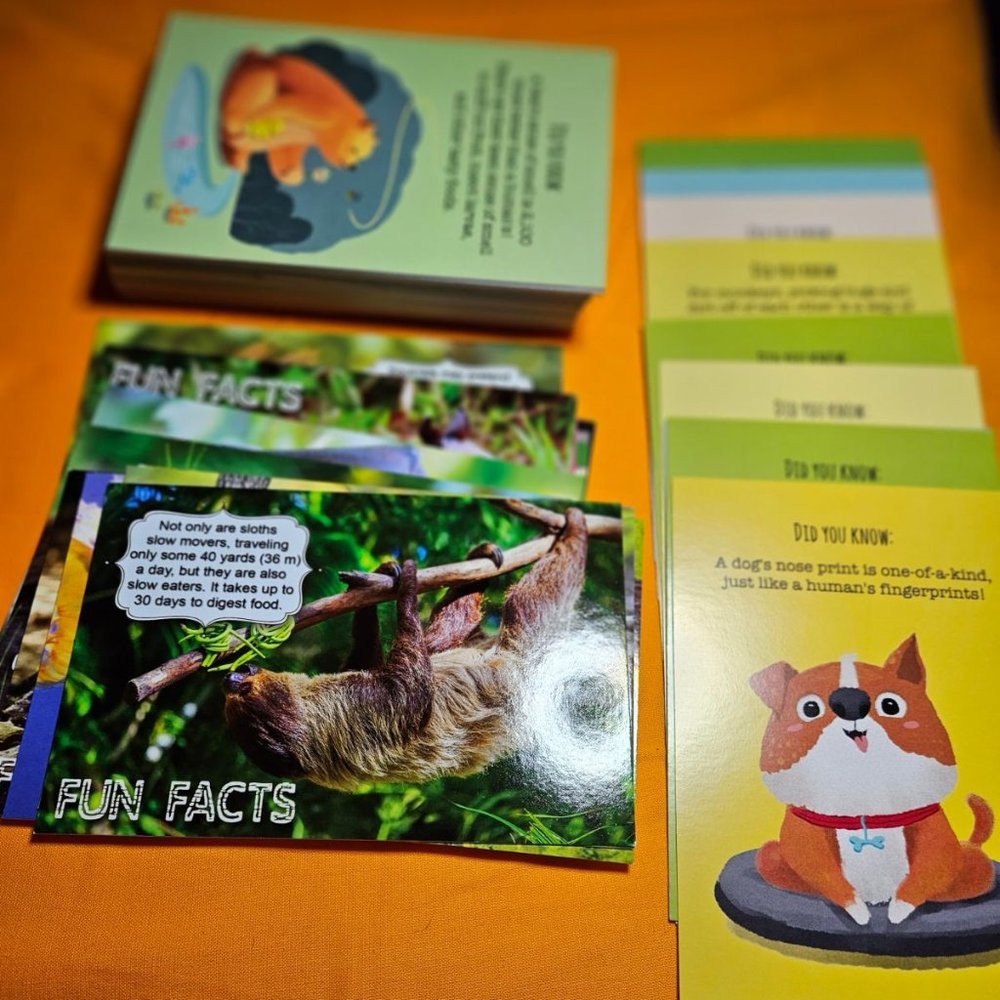 Nature facts postcards